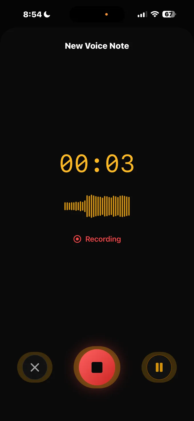 MySecretary: Voice to action recording a voice note